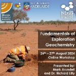 NExUS-Professional Development Workshop: Fundamentals of Exploration Geochemistry 2024