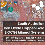 NExUS-Professional Development Workshop: South Australian IOCG Mineral Systems 29th - 30th Sept 2022